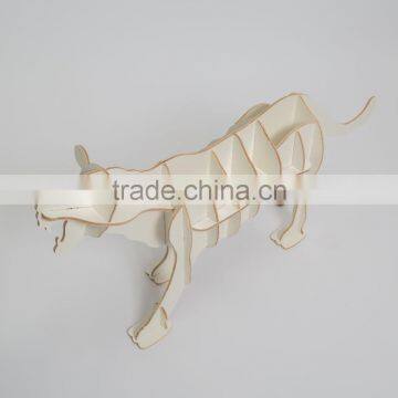 Wood Carving Living Tiger Shape Arts Design, Yiwu Factory Direct Wholesale Price With Good Quality photo-3