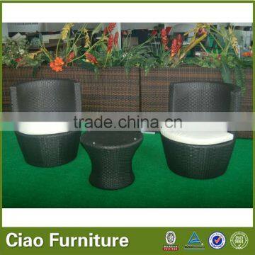 Bottle Shape Wicker Patio Furniture/outdoor Coffee Set/small Table With Chair photo-4