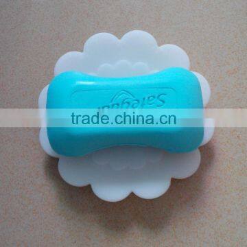 Practical and convinent non-slip Sexy Lace shape silicone soap molds /customizable Silicone BathroomSoap Dishes