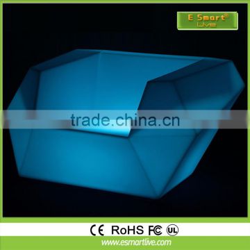 High Fashion Acrylic luminous plastic LED furniture For NightClub, Event LGL26-set