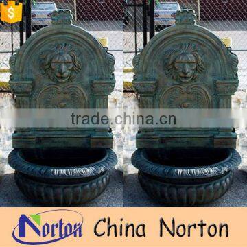 Home decoration Cast iron lion head wall fountain NTIF-015Y