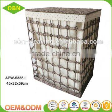 Wholesale Customized China High Quality Cheap Fabric Hole Weaving Vintage Hamper photo-4