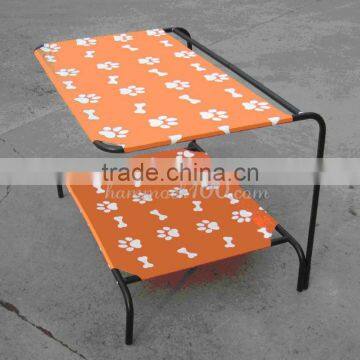 two tier pet dog bed metal format