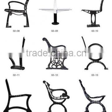 Wholesales park seated bench,park bench frames,antique park bench parts