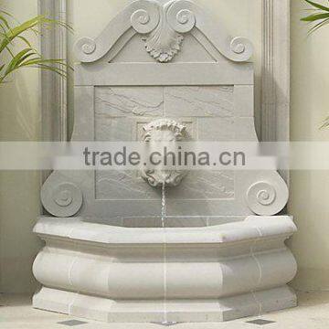 Marble Lion Head Wall Fountain photo-5