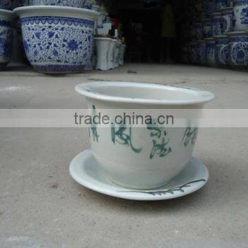 Factory Wholesale Handpainted Ceramic Bonsai Pots photo-2