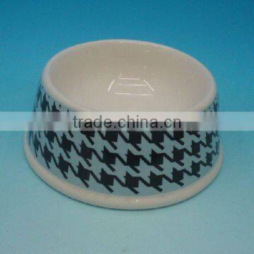 2012 hot sale USA custom printed ceramic dog bowl