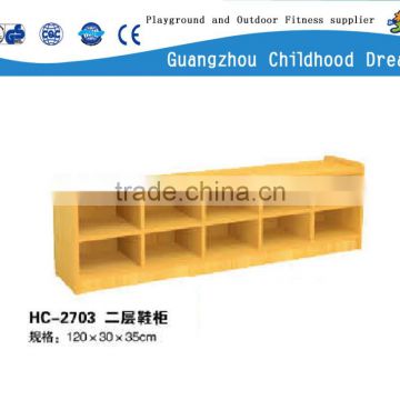 (HC-2703) China supplier wholesale high quality children cheap daycare furniture, shoe cabinet