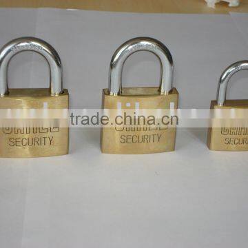 Polished Brass Padlock