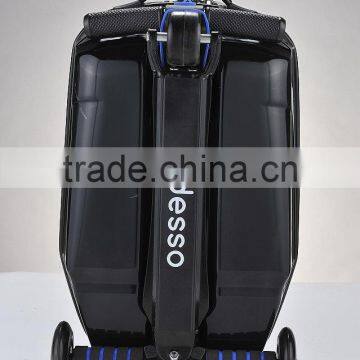 100% PC Trolley Luggage / Wholesale Foldable Scooter Suitcase photo-5