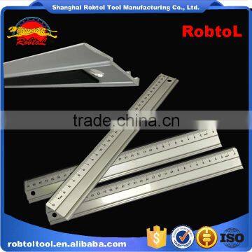 Straight Edge Aluminum Ruler Cork Backed no Skid Metric Non Marring Rotting Anodised Finish Etched Scale photo-2