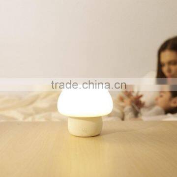Romantic Dim Mood Lamp,Multicolor LED Baby Night Light, Portable Silicone Cute Mushroom Nursery Night Lamp photo-5