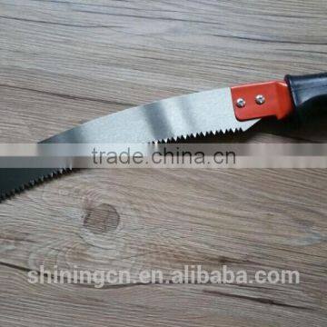 Rubber and Steel Handle Pruning Saw With Hook for Pruning High Tree photo-3