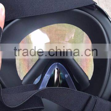 Magic Color Plating Snorkel Mask Full Face Protect Eyes Fashionable Mask for Diving Swimming photo-3