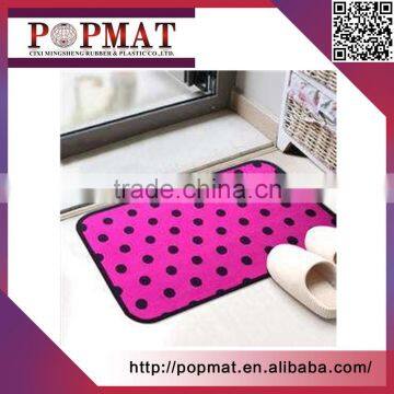 Recycle no-slip mats Anti-slip door mat eco-friendly custom Design Digital Printed Logo rubber floor mat