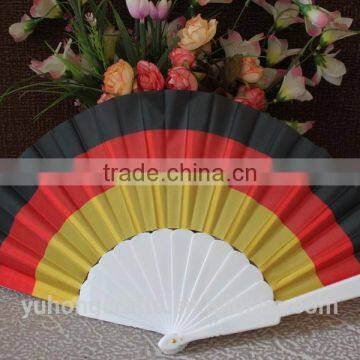 Spanish style plastic folding hand fan