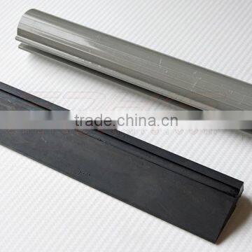 A74B-23cm Black Rubber Turbo Squeegee With Straight Coner