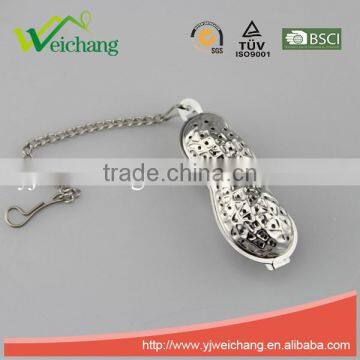 WCJ1069 Good Quality Hot Sale Stainless Steel Fun Shape Funny Shape Tea Ball Tea Infuser With Tray photo-2