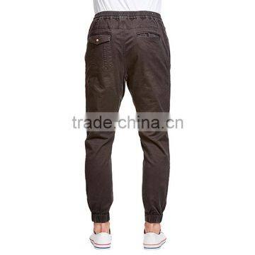 Slim Fit Men's Ankle Banded Pants Wholesale 2016 New Arrival Stretch-cotton Tapered Pants For Men photo-3