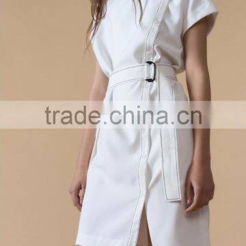 New Design Elegant Women Dress Belt Wrap Holiday Dresses photo-5