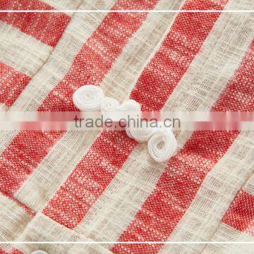 Chinese Style Baby Clothes Boy Cotton Striped Evening Jumpsuits for 0-2 Years Old Baby photo-6