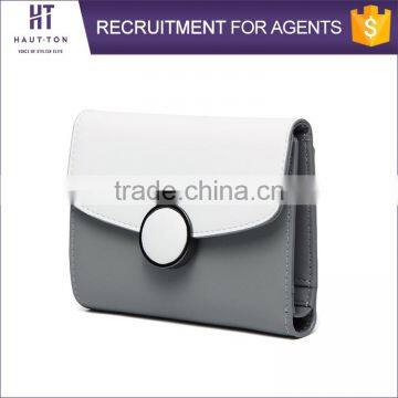 China Wholesale Girls Mini Wallets Hot Sale Professional Women Genuine Split Cow Leather Walllet For Lady photo-4