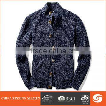 Hot sale knitting pattern men wool sweater for Spring