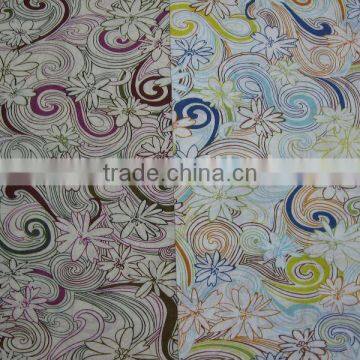 100% cotton voile ladies printed fashion fabric de coton tissu de voile suisse