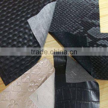 B Grade Pvc Artificial Leather Stocklot for Shoes and Bags photo-2
