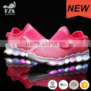 Kids Boys 7 Colors USB Chargeable LED Lights Flashing Sneakers Wholesale photo-2