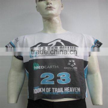 Full sublimation printing custom made kayaking bibs