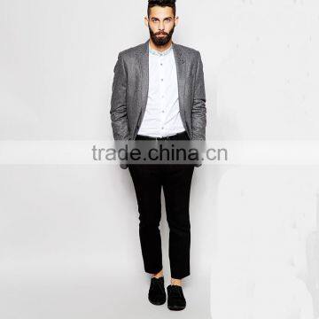 Reclaimed Vintage Smart Custom Shirt With Grandad Collar