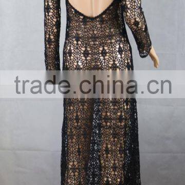 Machine Made Popular Ladies Back Open Long Fashion Evening Party Dress photo-2