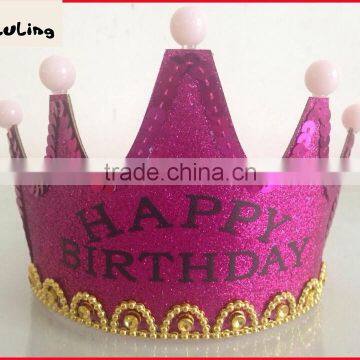 2015 purple happy birthday crown light up hair accessories hair accessories hairbrands