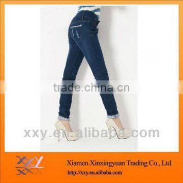 Sexy Woman Royal Blue Jeans Of Good Quality Wholesale Price