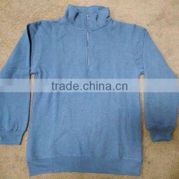 Custom Fleece Stand Collar Jacket Long Sleeve Winter Mens Jacket
