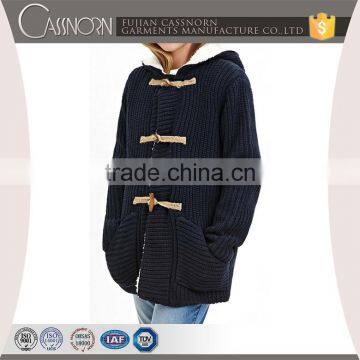 Fashion High Quality Women Long Cardigan Sweater photo-2
