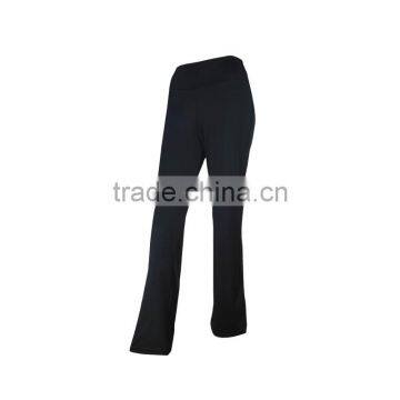 High Stretch Black Nylon Spandex Women Yoga Pants Girl Sports Suits photo-3