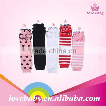 Hot Sale !! stripe baby leg warmers , Infant cotton ruffle leg warmers for baby kids LB20151024-3