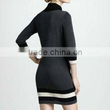New Arrival Fashion Block Pencil Dress 3041 photo-2