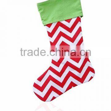 Wholesale cheap stock Personalised Canvas Christmas Stocking