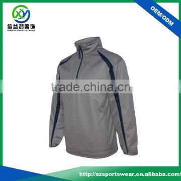 Best Price 95%Polyester 5%Spandex Contrast Zip Men's Golf Jacket photo-2