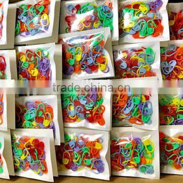 50 PCSMixed Color Corchet Sewing Knitting Ring/Stitch Closed Maker photo-3