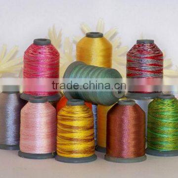 Variegated Polyester embroidery thread