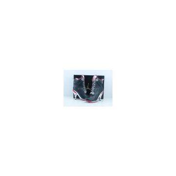 air Jordan women footwear heel high shoes red&black