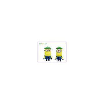 Minion Cartoon USB Flash Drive 4GB 8GB 16GB 32GB 3D OEM Cartoon Character USB Flash Drive