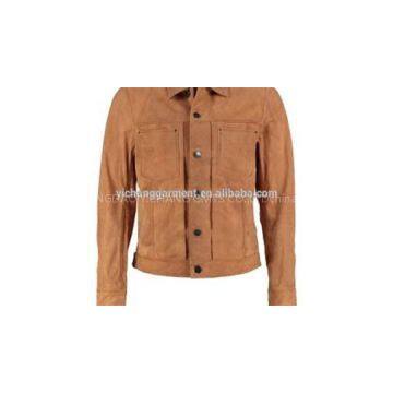 Men\'\'s Leather Jackets With Button Closed