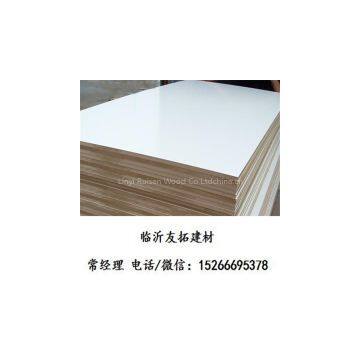 Supply 12mm Warm white melamine plywood