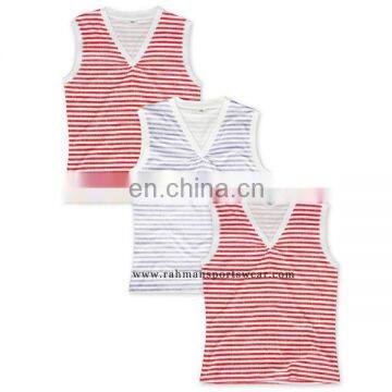 Ladies V-Neck Sleeveless T-Shirts - 16