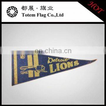 Custom Logo Design Mini Felt Pennant